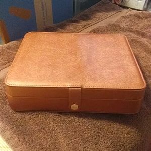 Pink Travel Jewelry Case